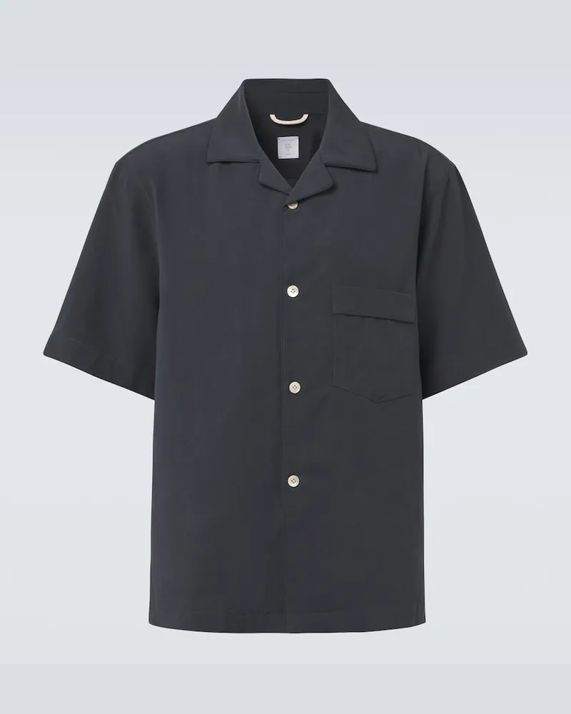 Eleventy Oversize-Hemd Grau