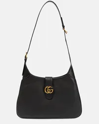 Gucci Schultertasche Aphrodite Large aus Leder Schwarz