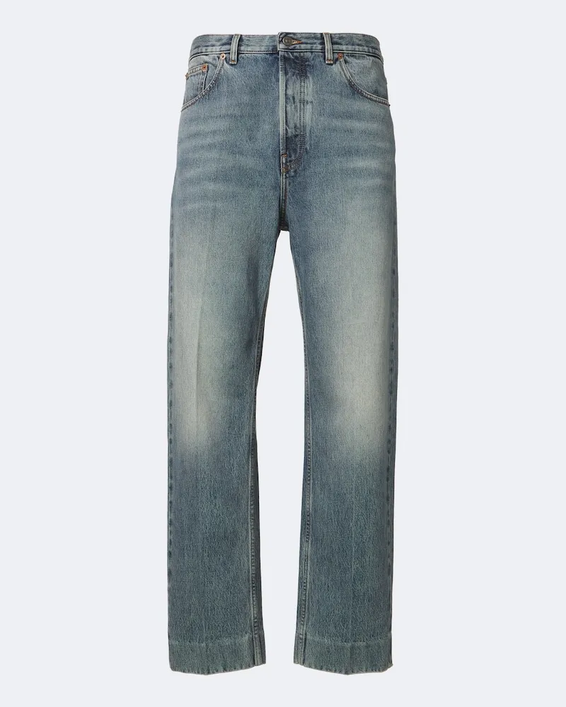 Valentino Garavani Straight Jeans Blau