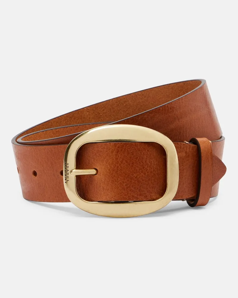 Isabel Marant Gürtel aus Leder Braun