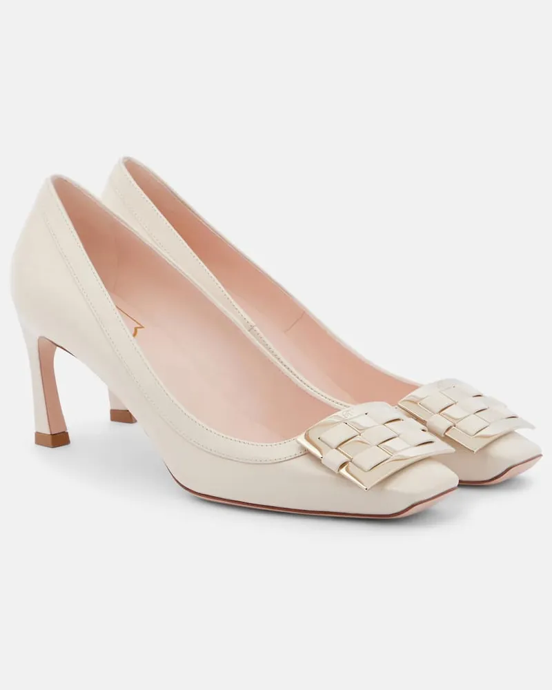 Roger Vivier Pumps Trompette 70 aus Leder Weiß