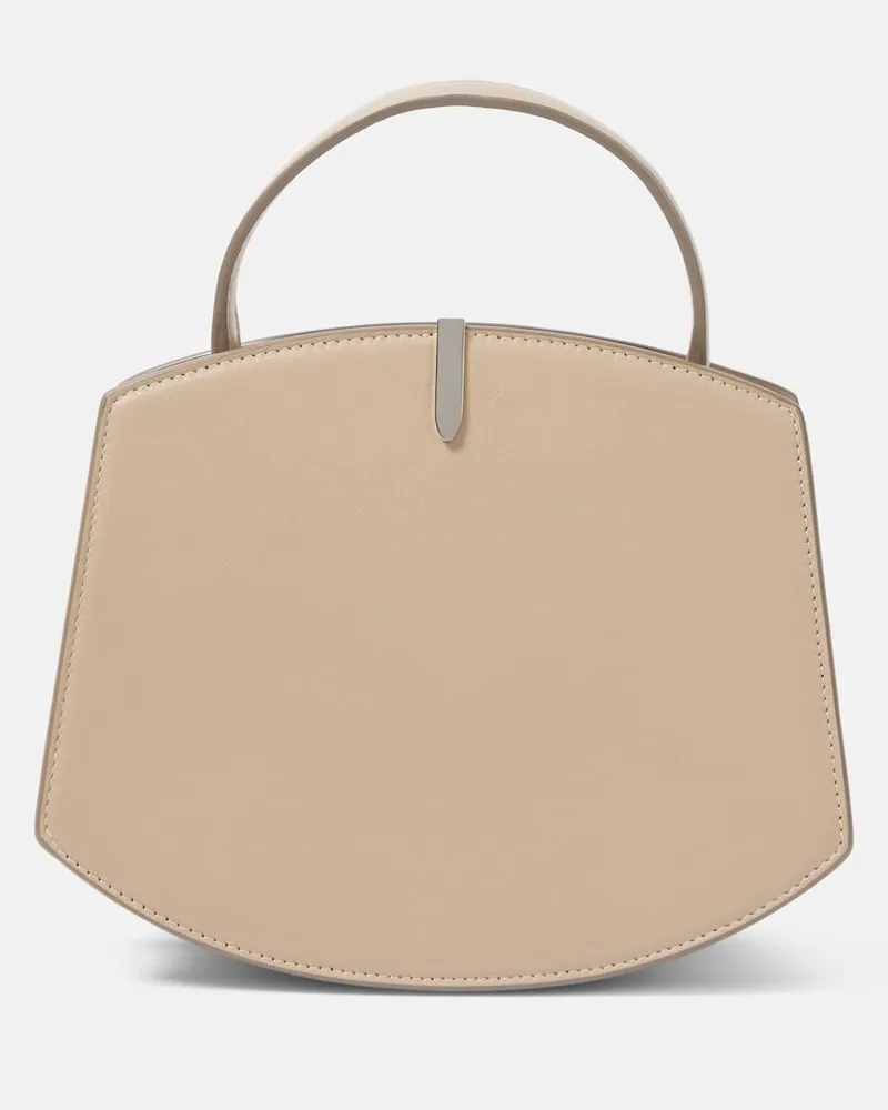 SAVETTE Tote Bag Florence 20 aus Leder Beige