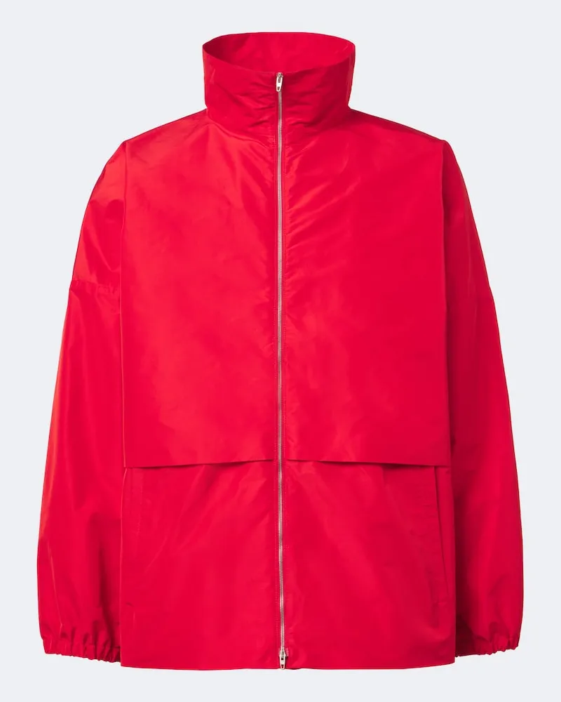 Jil Sander Jacke aus Faille Rot