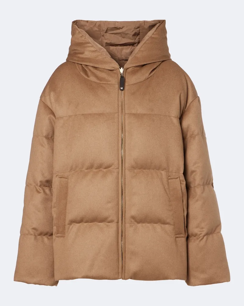 Max Mara The Cube Wendbare Jacke aus Kamelhaar Braun