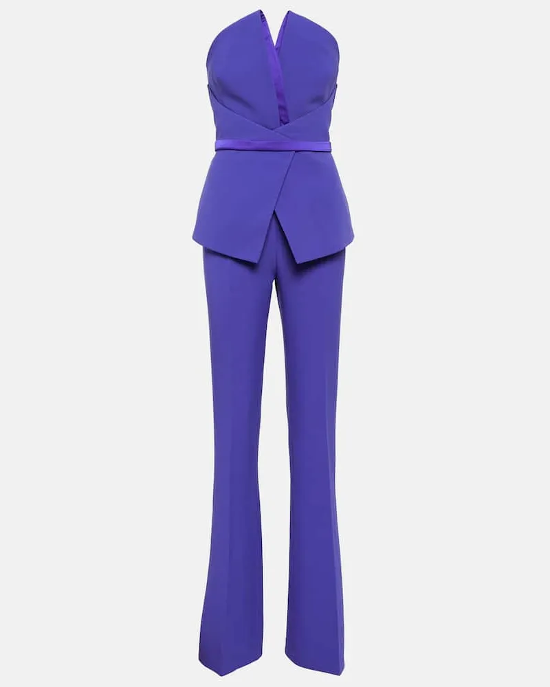 Safiyaa Jumpsuit Capucine aus Crêpe Violett