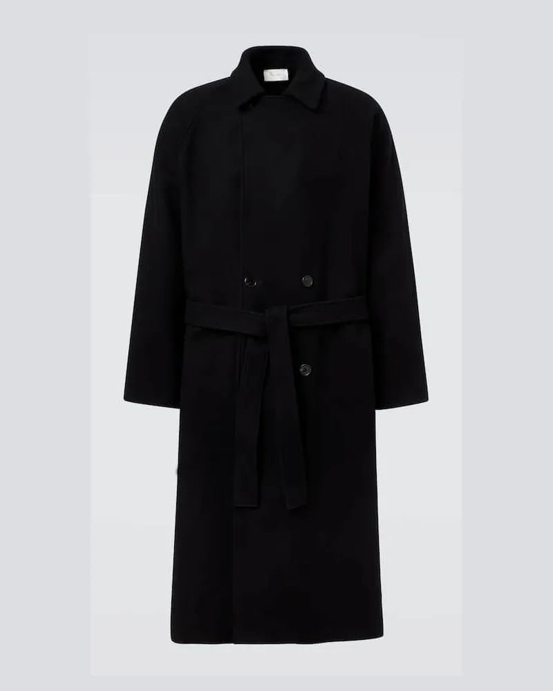 The Row Mantel Eomer aus Wolle Schwarz