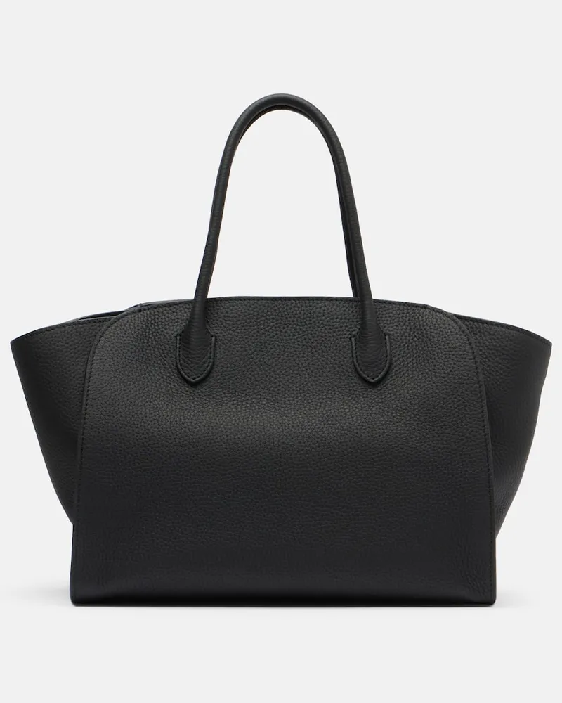 The Row Tote Bag Marlo 12 aus Leder Schwarz