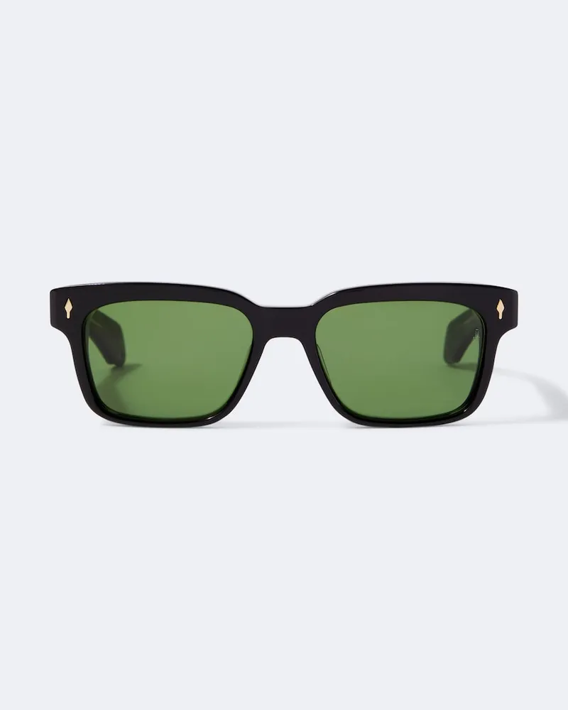 Jacques Marie Mage Eckige Sonnenbrille Molino 55 Schwarz