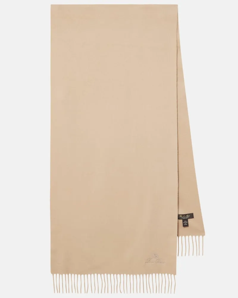 Loro Piana Schal Grande Unita aus Kaschmir Beige