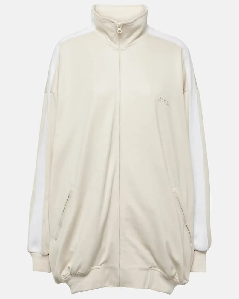 Isabel Marant Oversize-Trainingsjacke Rejane Weiß