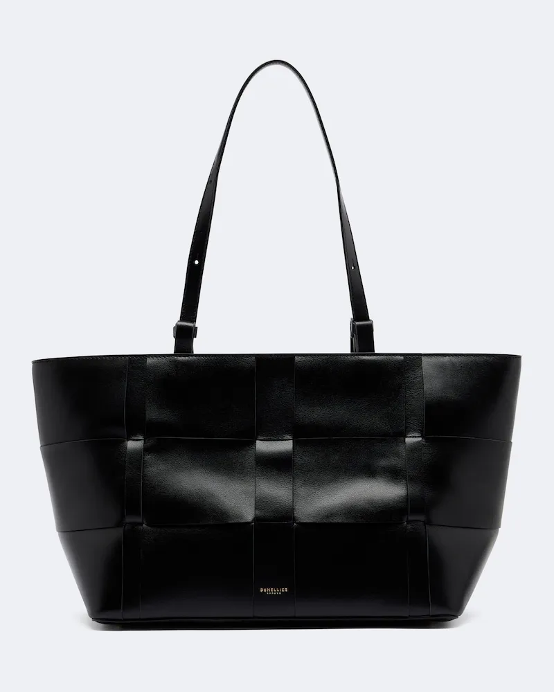 DeMELLIER Tote Bag Florence Large aus Leder Schwarz