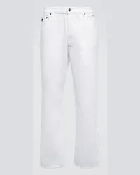 Prada Mid-Rise Straight Jeans Weiss