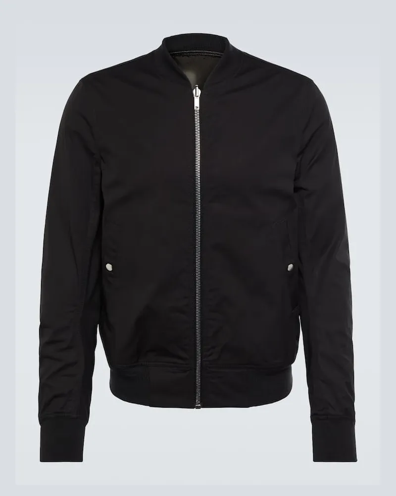 Rick Owens Wendbare Jacke Flight Schwarz