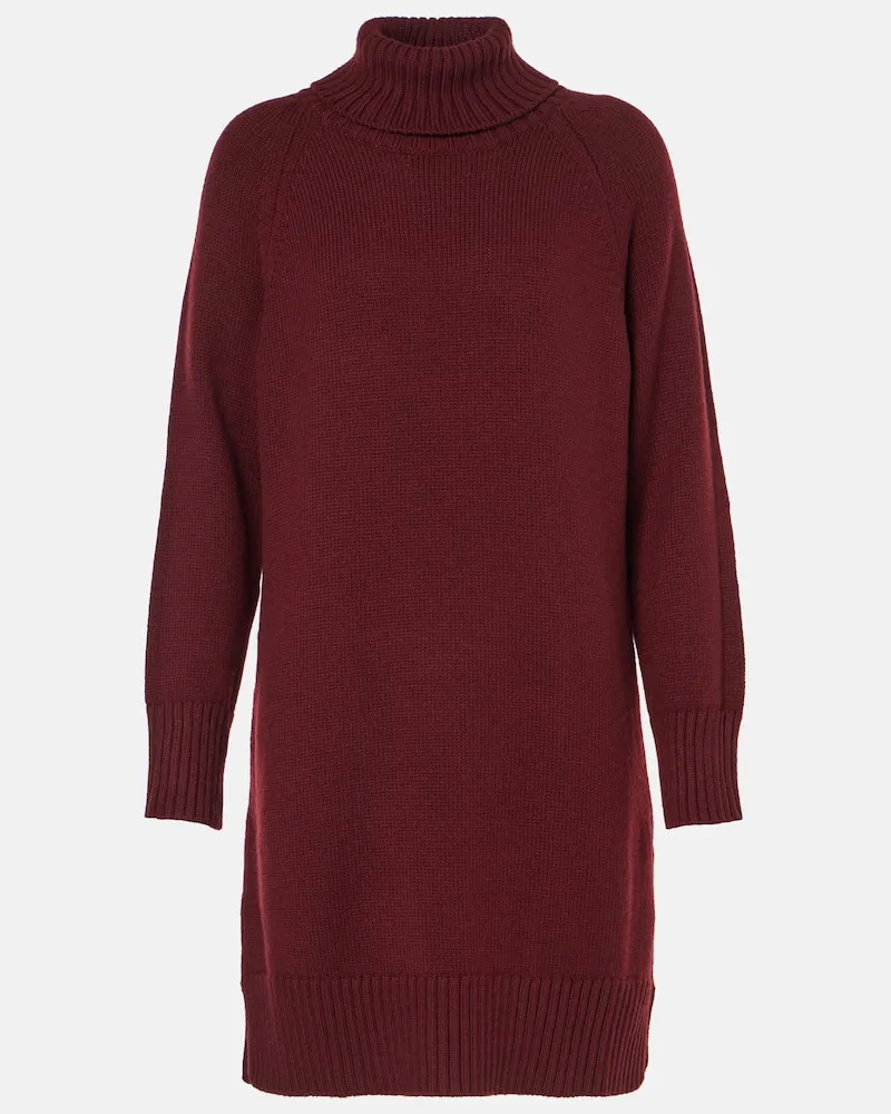 Max Mara Minikleid Trudy aus Schurwolle Rot