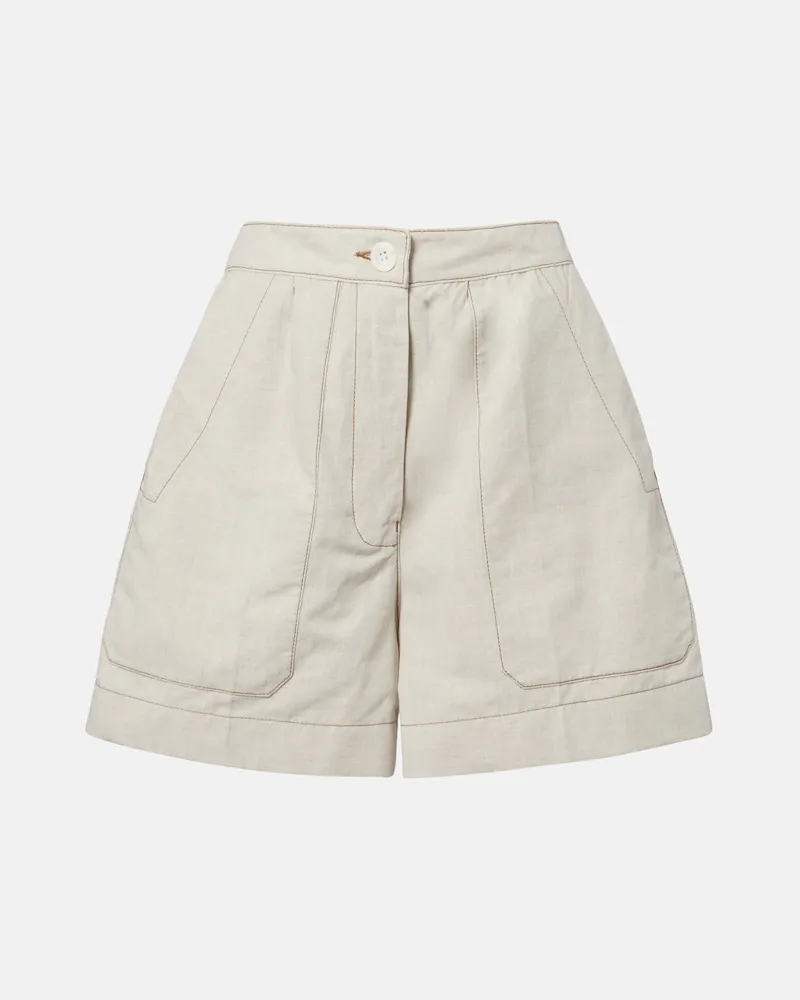 Prada Shorts aus Chambray Beige