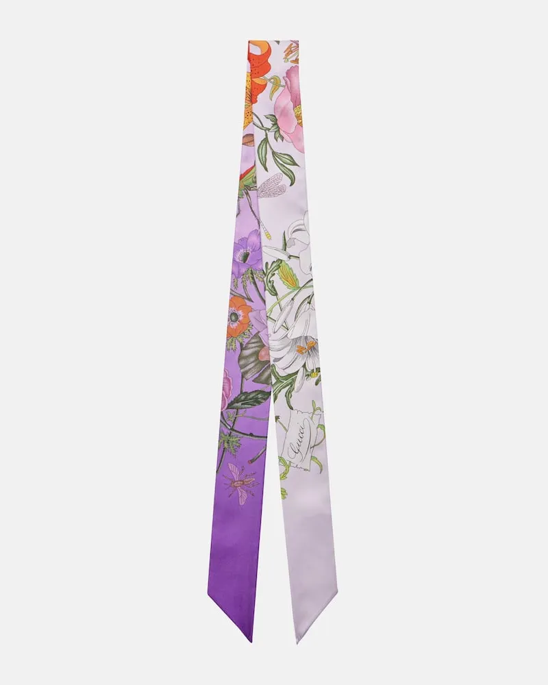 Gucci Tuch aus Seiden-Twill Multicolor