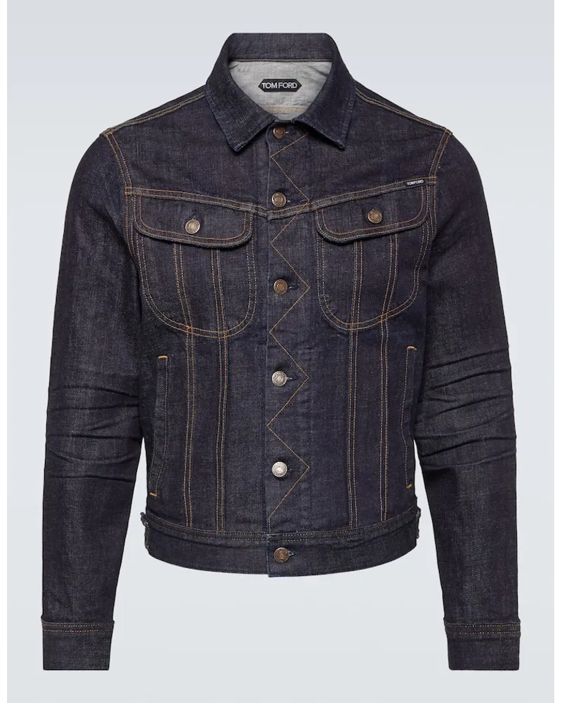 Tom Ford Jeansjacke Icon Blau