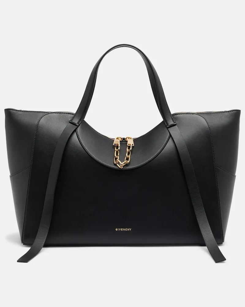 Givenchy Tote Bag The Snatch Large aus Leder Schwarz