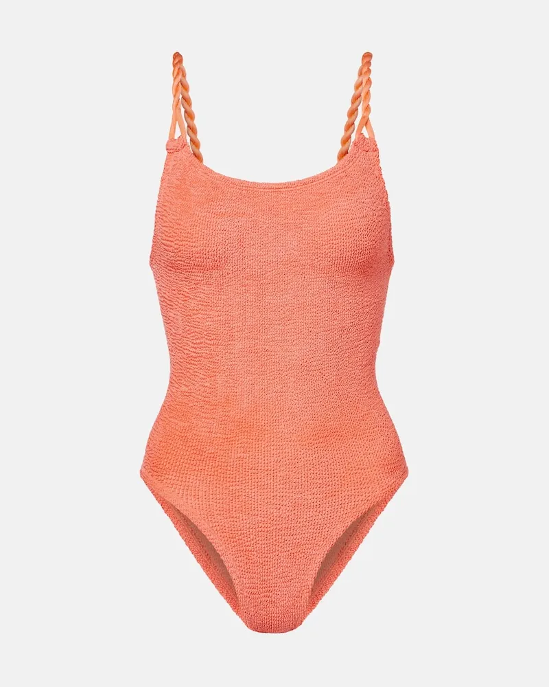 Hunza G Badeanzug Camille Orange