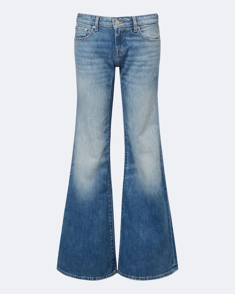 7 for all mankind Low-Rise Jeans Blau