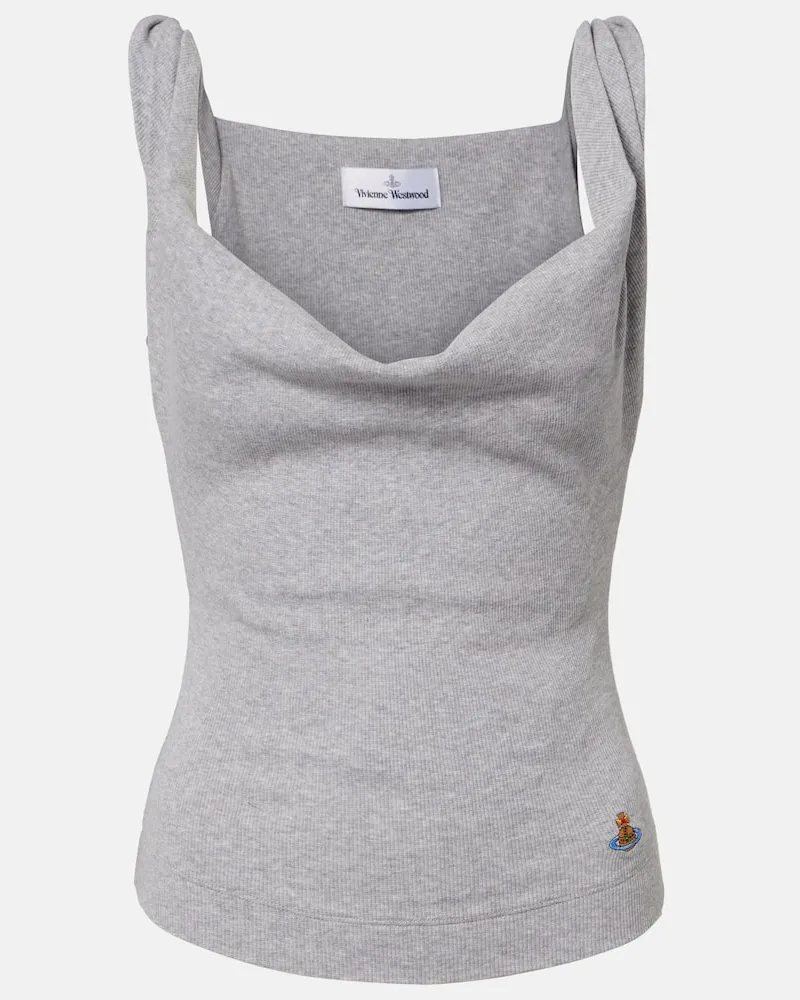 Vivienne Westwood Top Anna aus Jersey Grau