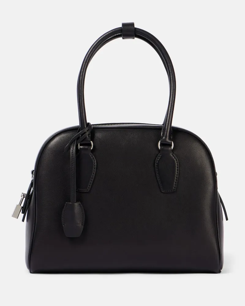The Row Tote India 10.00 aus Leder Schwarz