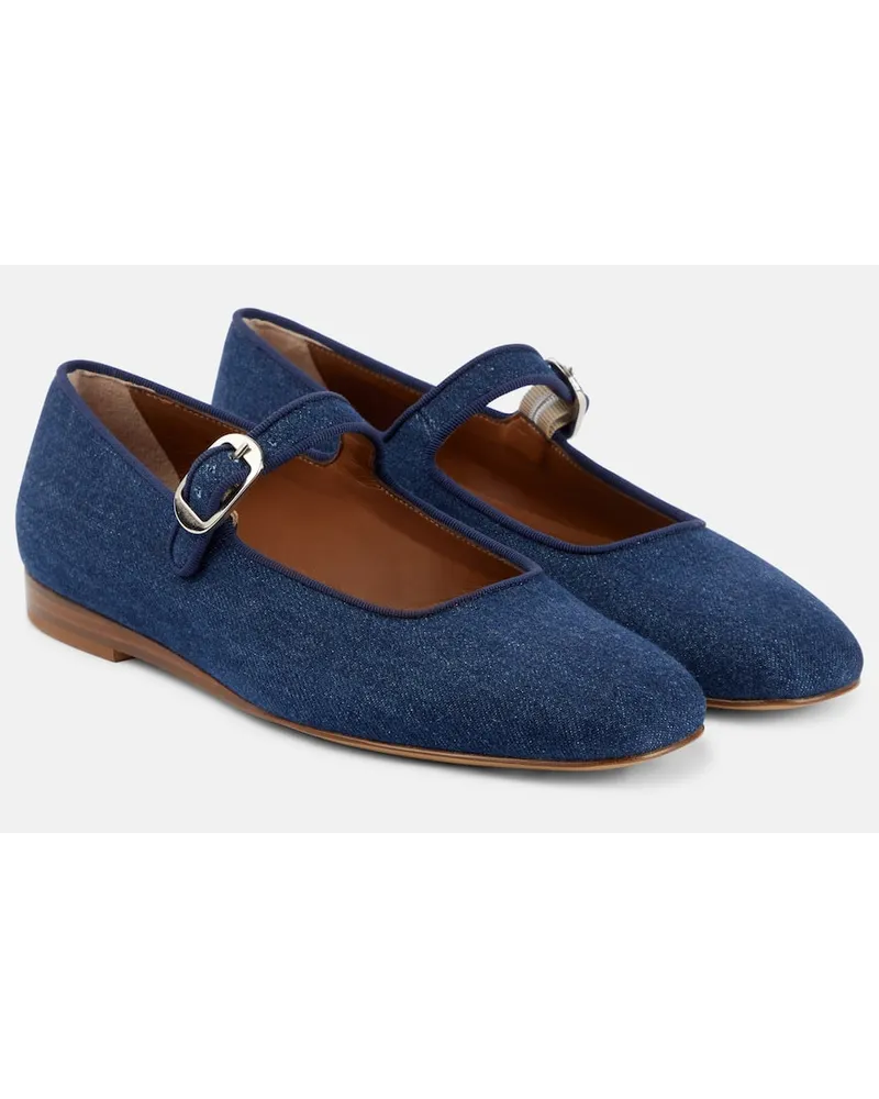 Le Monde Béryl Le Monde Béryl Ballerinas aus Denim Blau