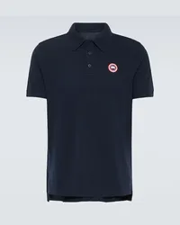 Canada Goose Polohemd Beckley aus Baumwolle Blau