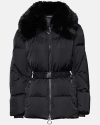 FUSALP Skijacke Vela mit Faux Fur Schwarz