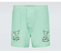 Shorts See You At The Barn aus Baumwolle