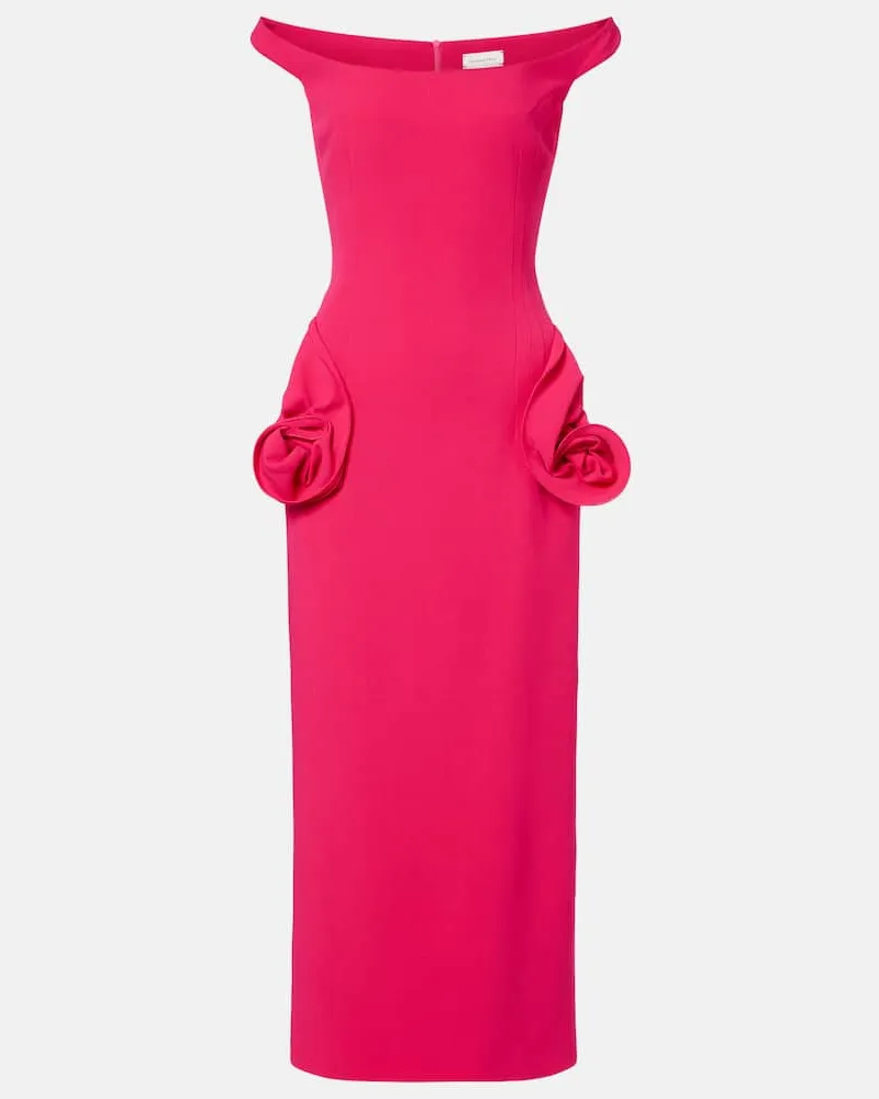 Magda Butrym Off-Shoulder-Cocktailkleid Rosa