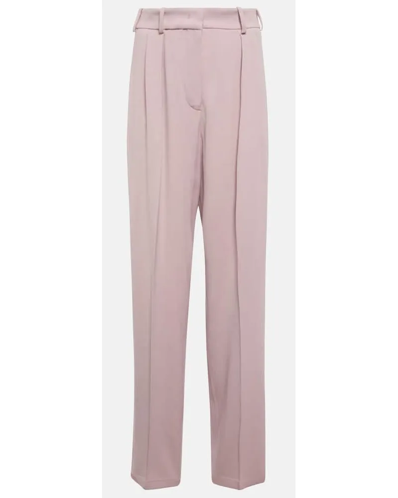 Joseph Weite Hose Buckley aus einem Wollgemisch Beige