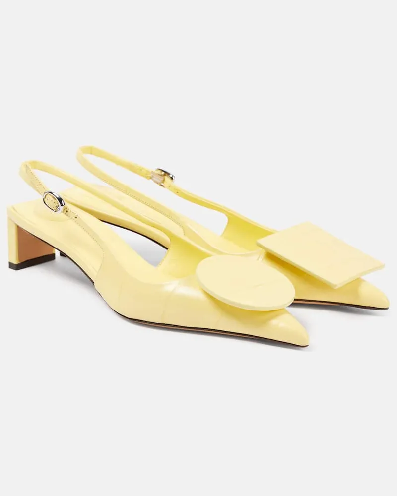 Jacquemus Slingback-Pumps Les Slingbacks Duelo 40 Gelb