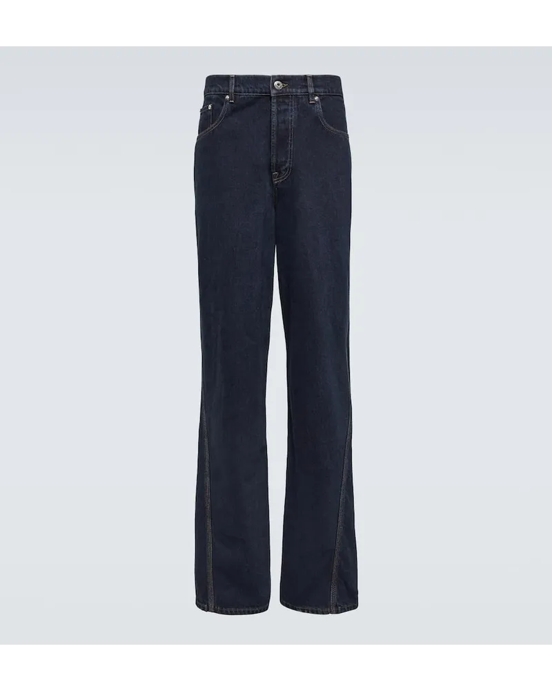 Lanvin Straight Jeans Blau