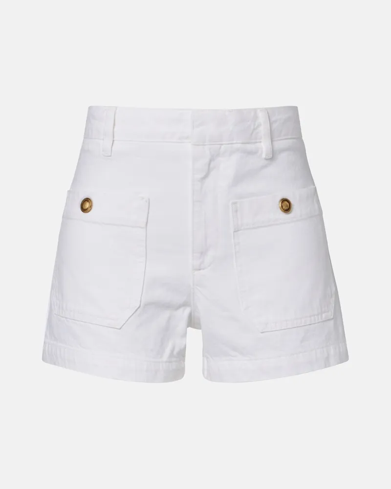 Frame Denim Jeansshorts Cruise Weiß