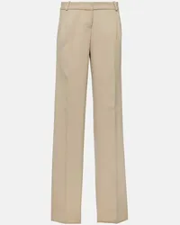 COPERNI Gerade Low-Rise-Hose Beige