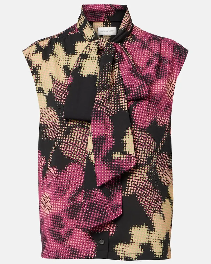 Dries van Noten Bedrucktes Top Multicolor