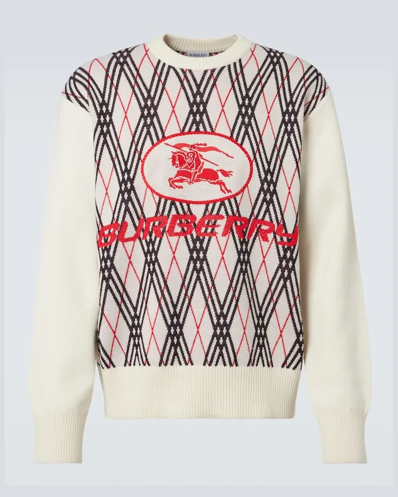 Burberry Pullover aus Jacquard Multicolor