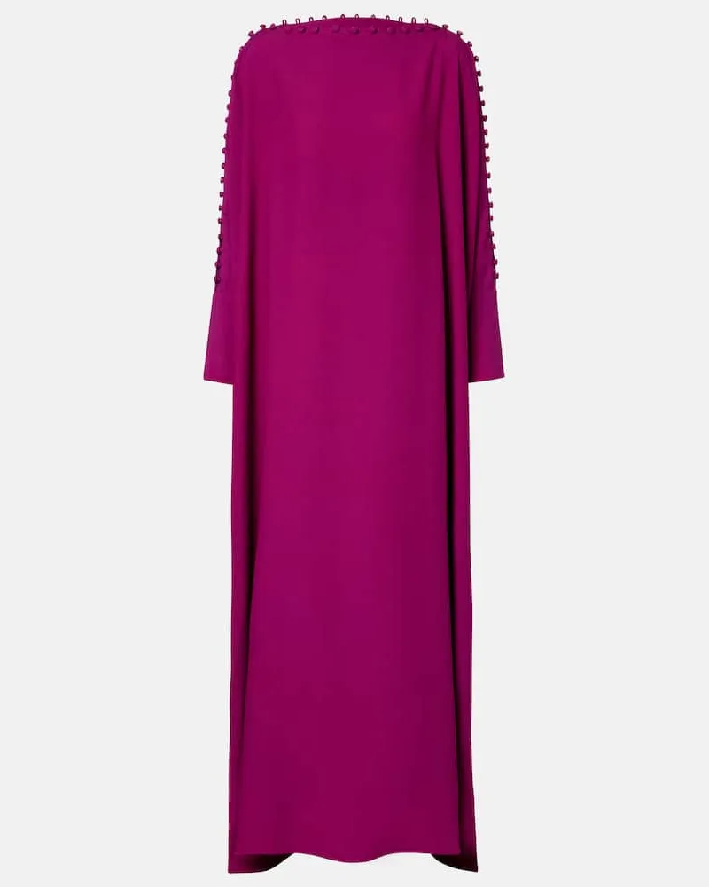 Taller Marmo Kaftan aus Crêpe Violett