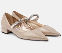 Verzierte Mary-Jane-Ballerinas Bing 25 aus Leder