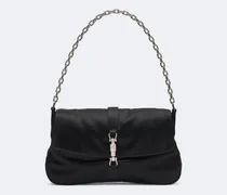 Schultertasche Aperitivo Medium aus Satin