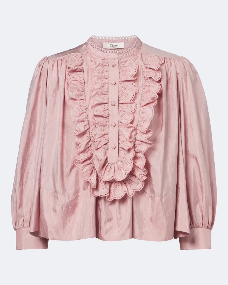 Chloé Chloé Bluse aus Taft Rosa