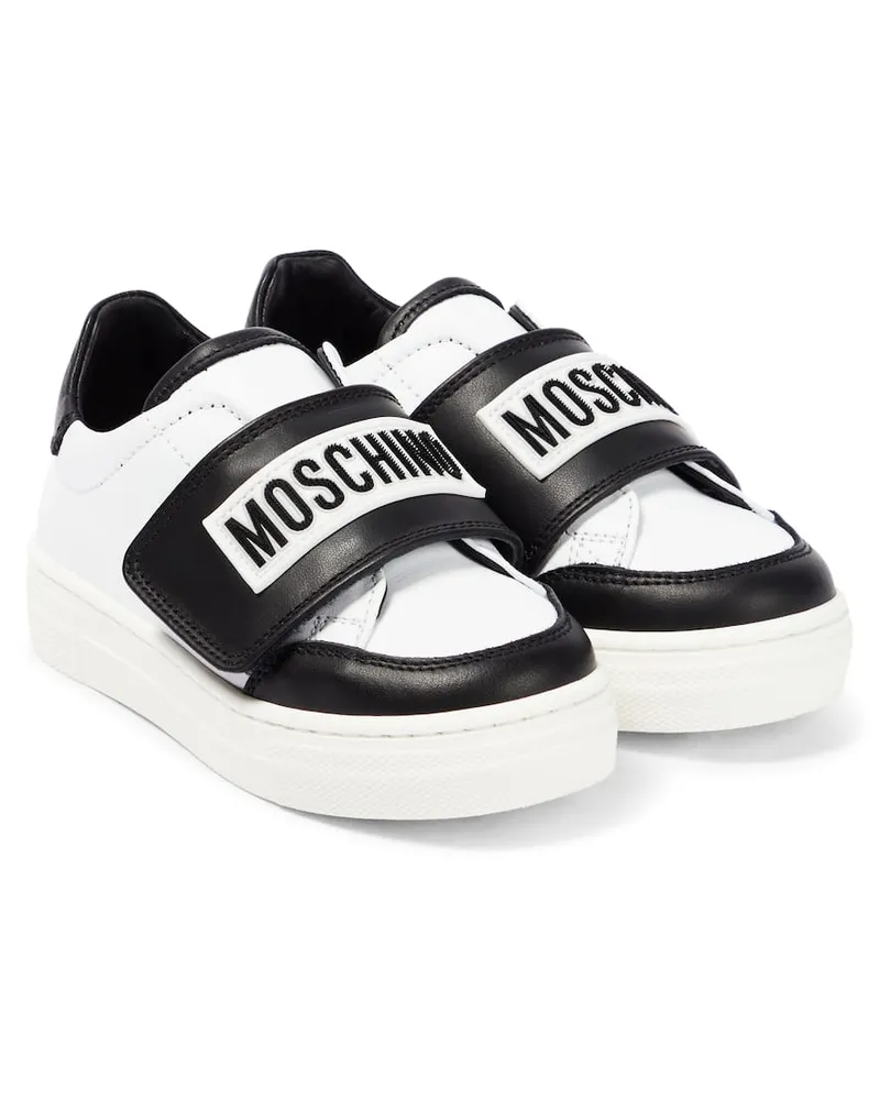 Moschino Sneakers aus Leder Multicolor