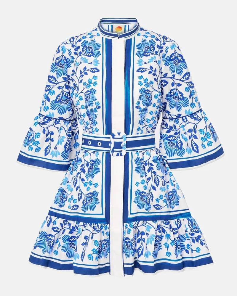FARM Rio Bedrucktes Minikleid aus Baumwolle Multicolor