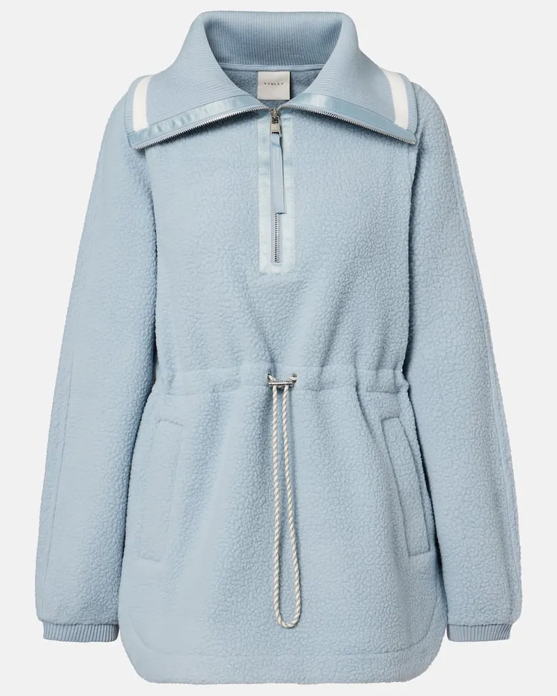 Varley Jacke Ashby aus Fleece Blau