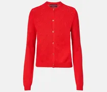 Cardigan GG aus Seide und Baumwolle