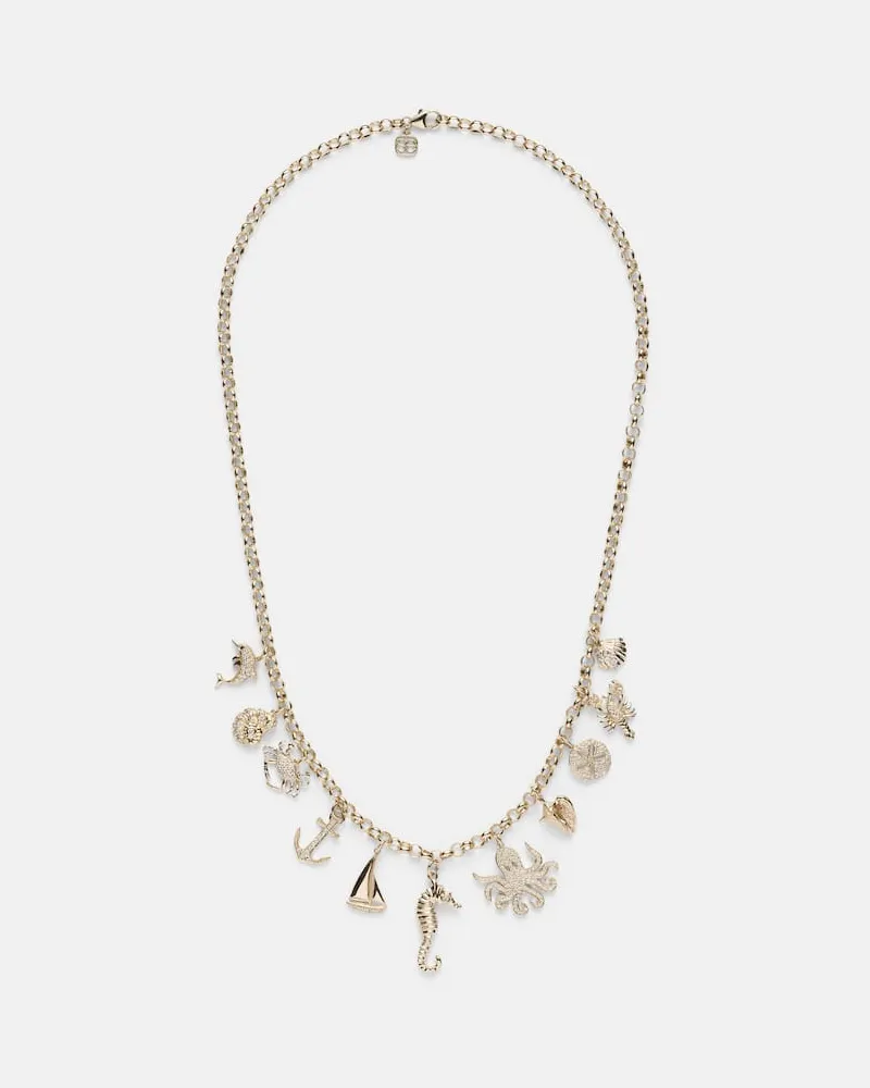 Sydney Evan Halskette aus 14kt Gelbgold mit Diamanten Gold