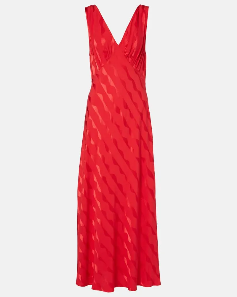 RIXO Midikleid Sandrine Rot