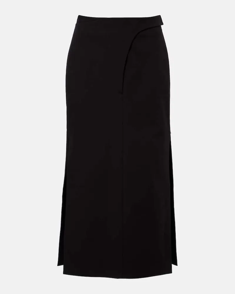 SPORTMAX Bleistiftrock Velo aus Baumwolle Schwarz