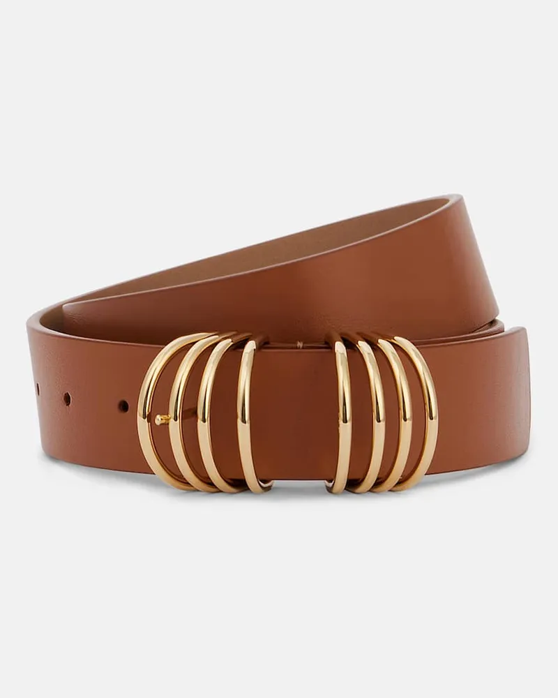 TOD'S Verzierter Gürtel aus Leder Braun